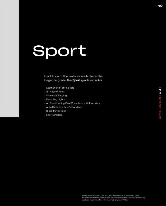 Honda Civic from February 28 to February 28 2026 - flyer page 49