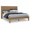 Sherbana Queen Panel Bed - Light Brown