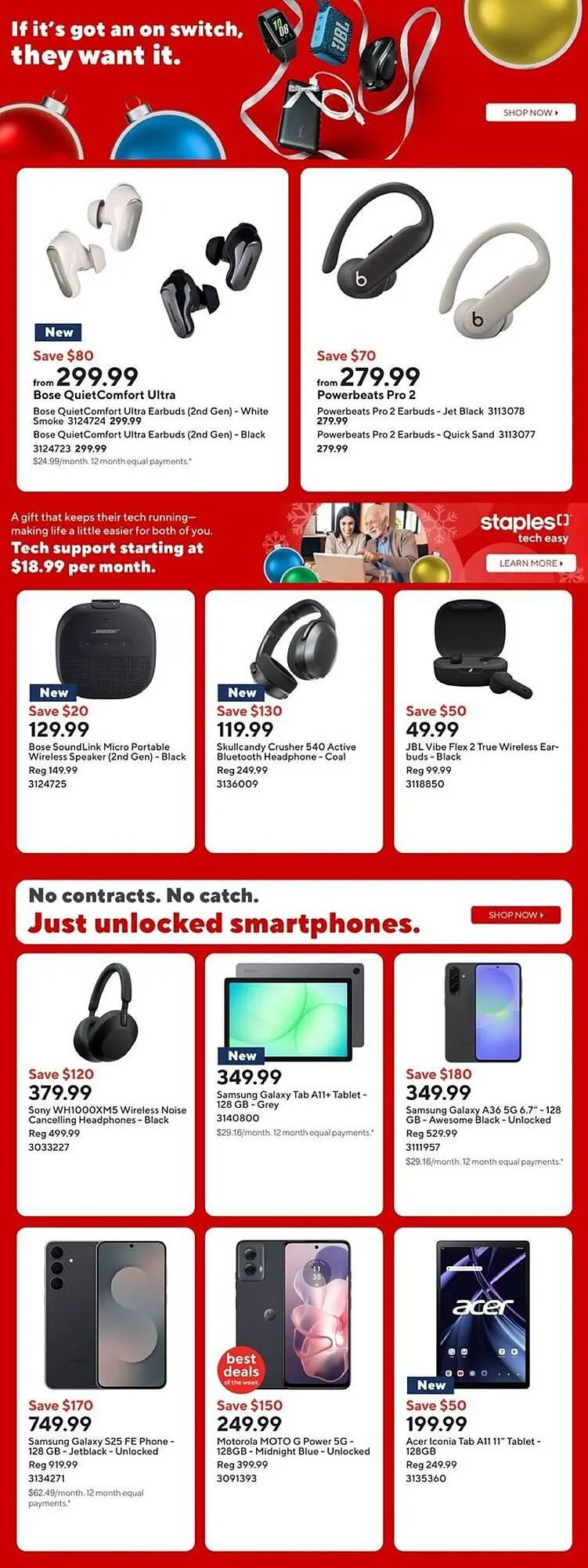 Staples flyer from December 5 to December 25 2025 - flyer page 6