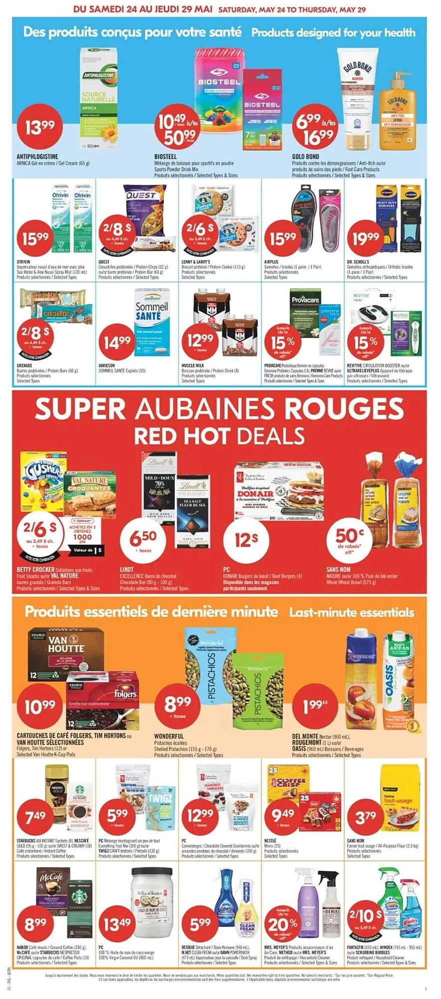 Pharmaprix flyer from May 24 to May 25 2025 - flyer page 14