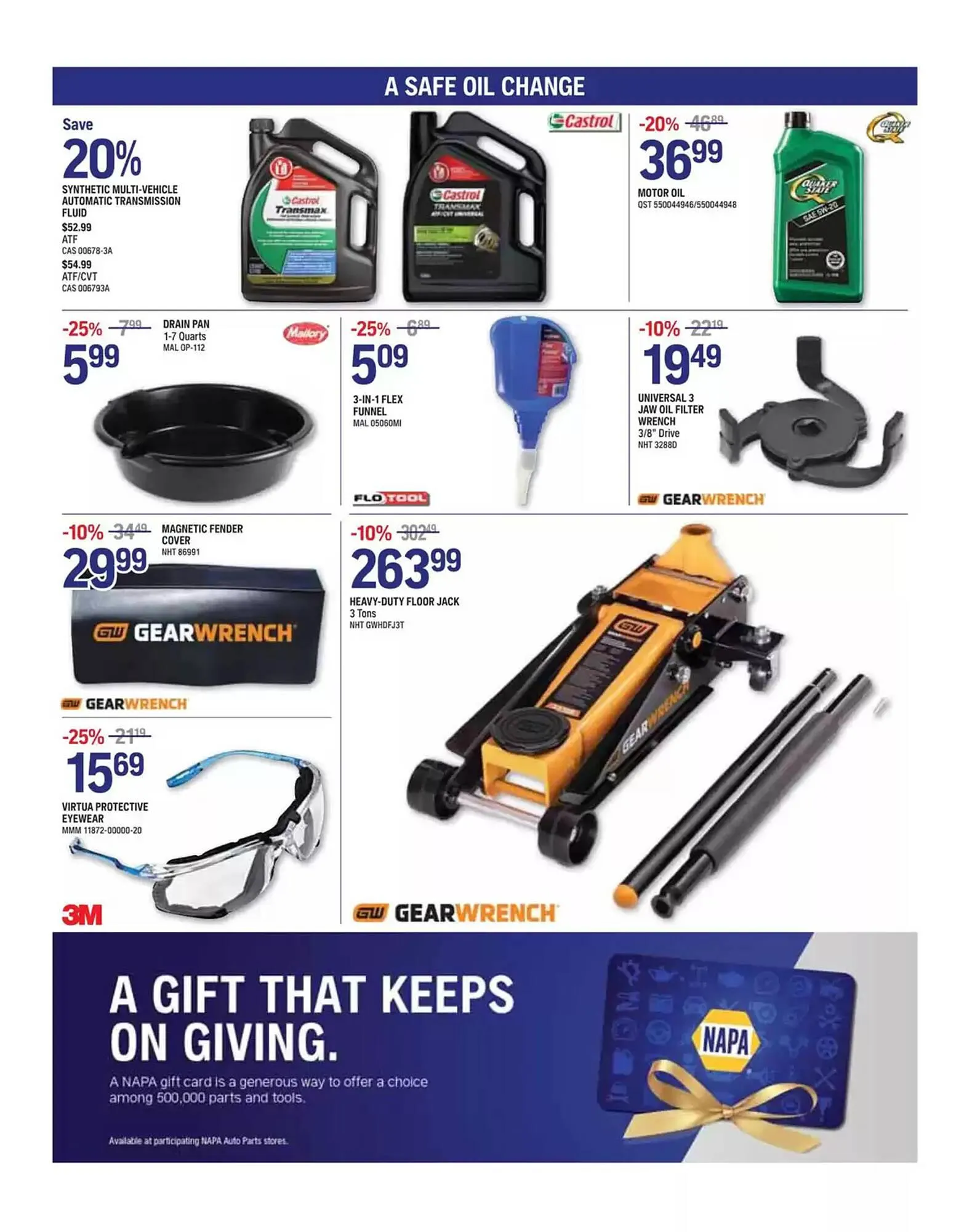 NAPA Auto Parts flyer from March 1 to March 31 2025 - flyer page 4