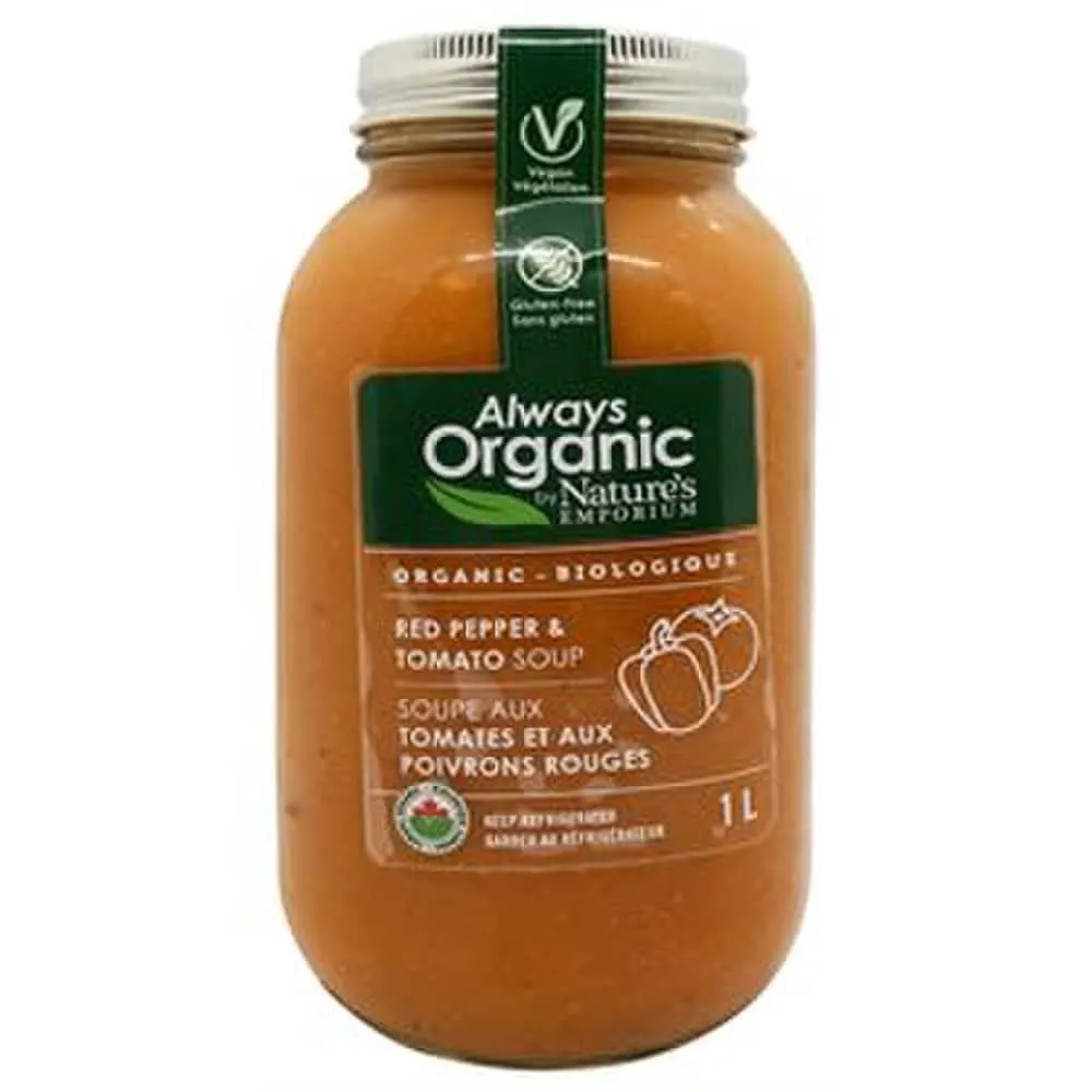 Always Organic Soup Red Pepper & Tomato Org 1L