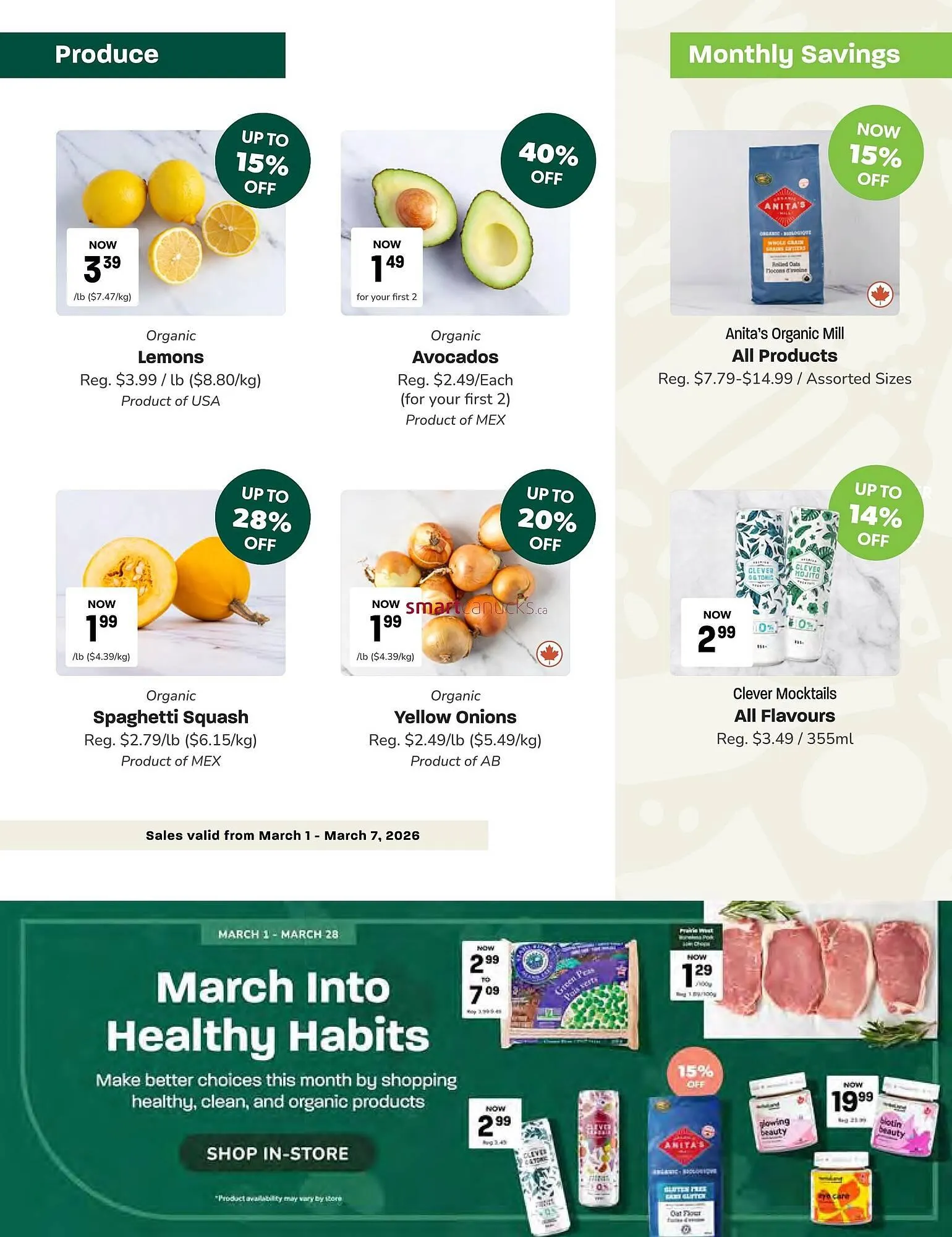 Blush Lane Organics flyer from March 1 to March 7 2026 - flyer page 2