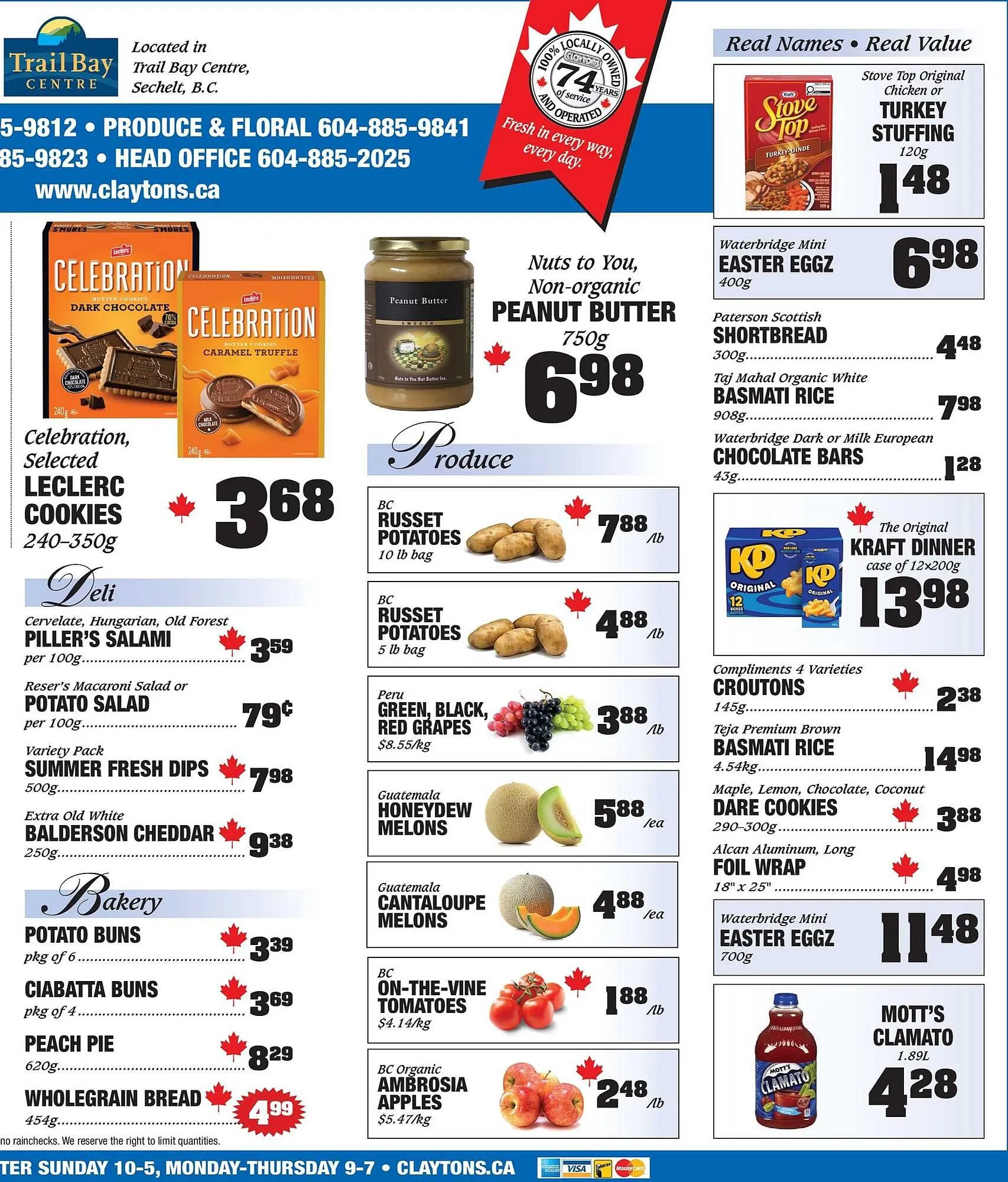 Claytons Heritage Market flyer from April 18 to April 24 2025 - flyer page 2