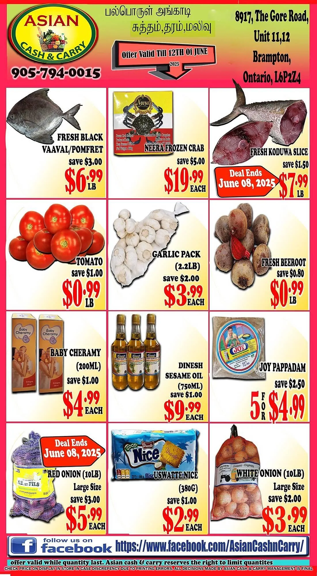 Asian Cash & Carry flyer - 1