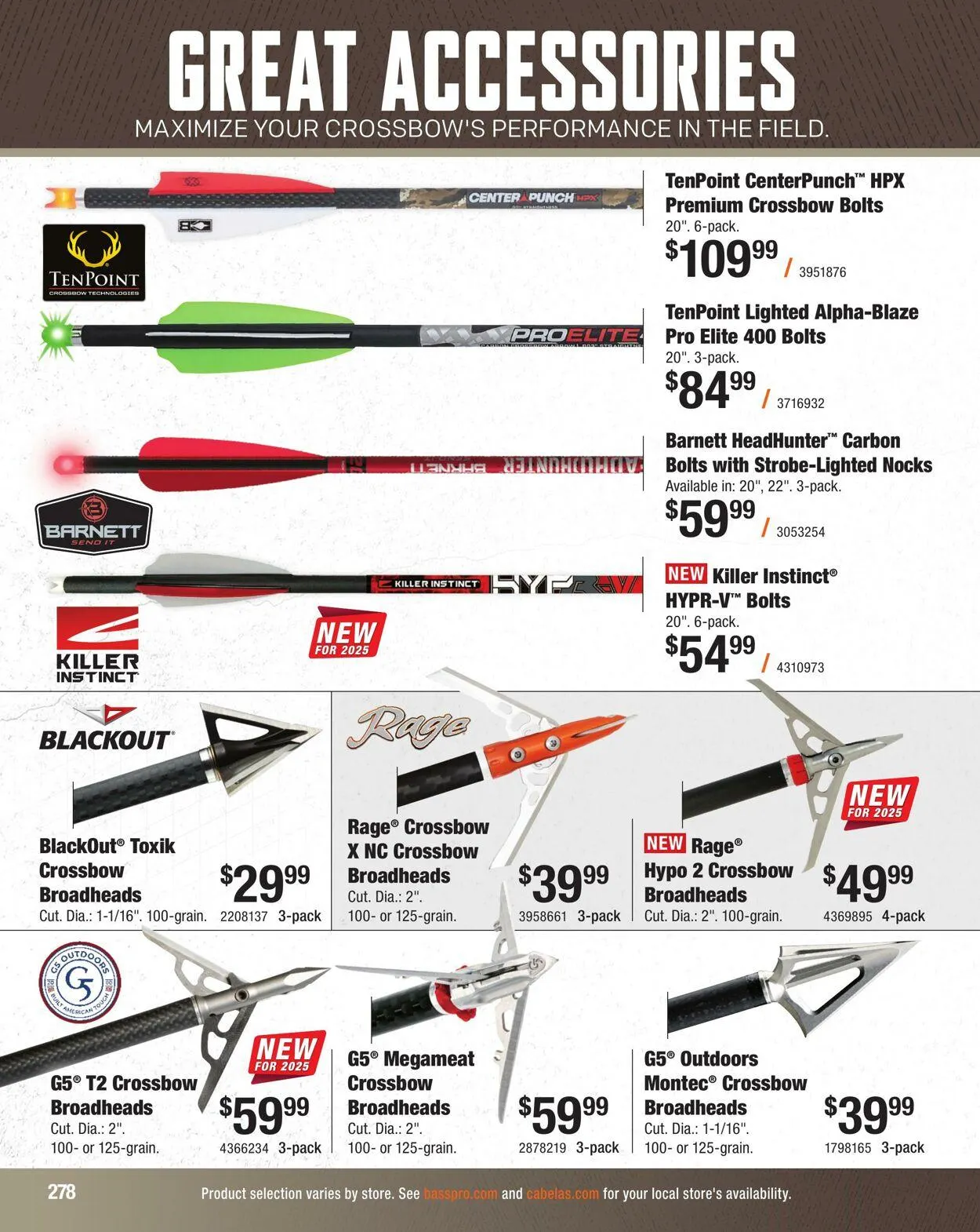 Bass Pro Current flyer from October 9 to October 23 2025 - flyer page 278
