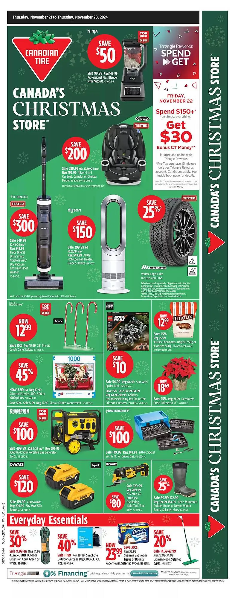 Canadian Tire flyer from November 21 to November 28 2024 - flyer page 1