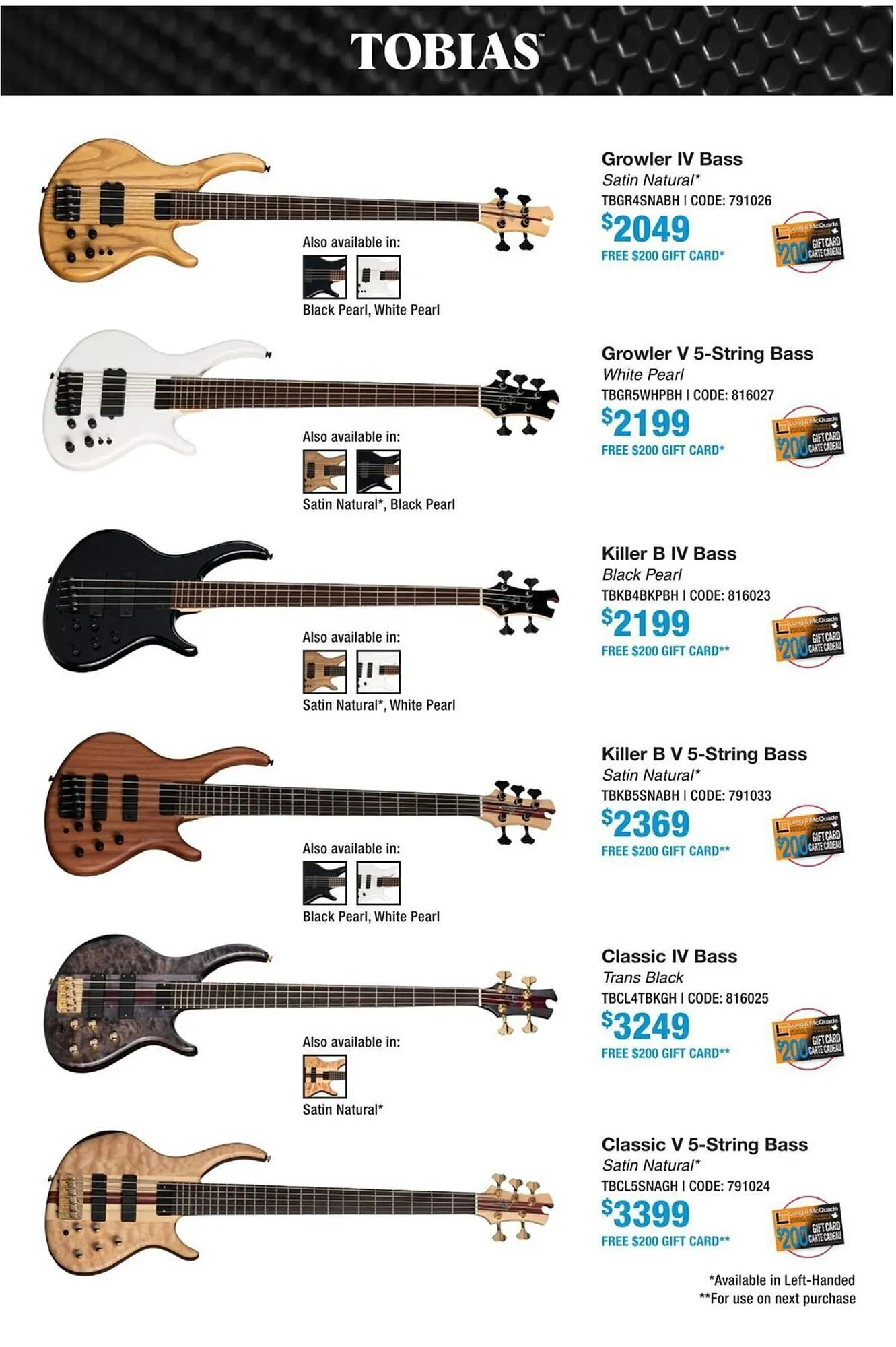 Long & McQuade flyer from October 9 to October 31 2025 - flyer page 16