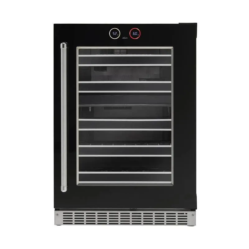 SILHOUETTE Refroidisseur à vin 24 po Noir 24" - SRVWC050R-SS