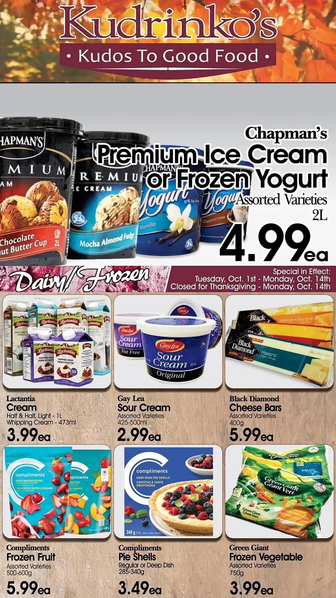 Kudrinko's flyer from October 1 to October 31 2024 - flyer page 6