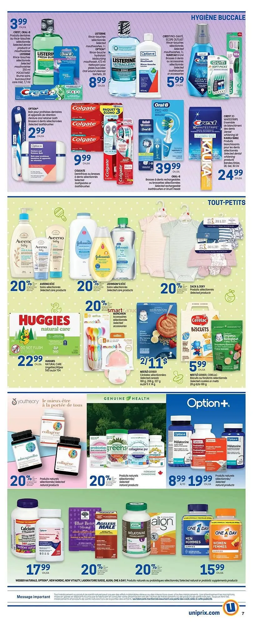Uniprix flyer from December 25 to December 31 2025 - flyer page 7
