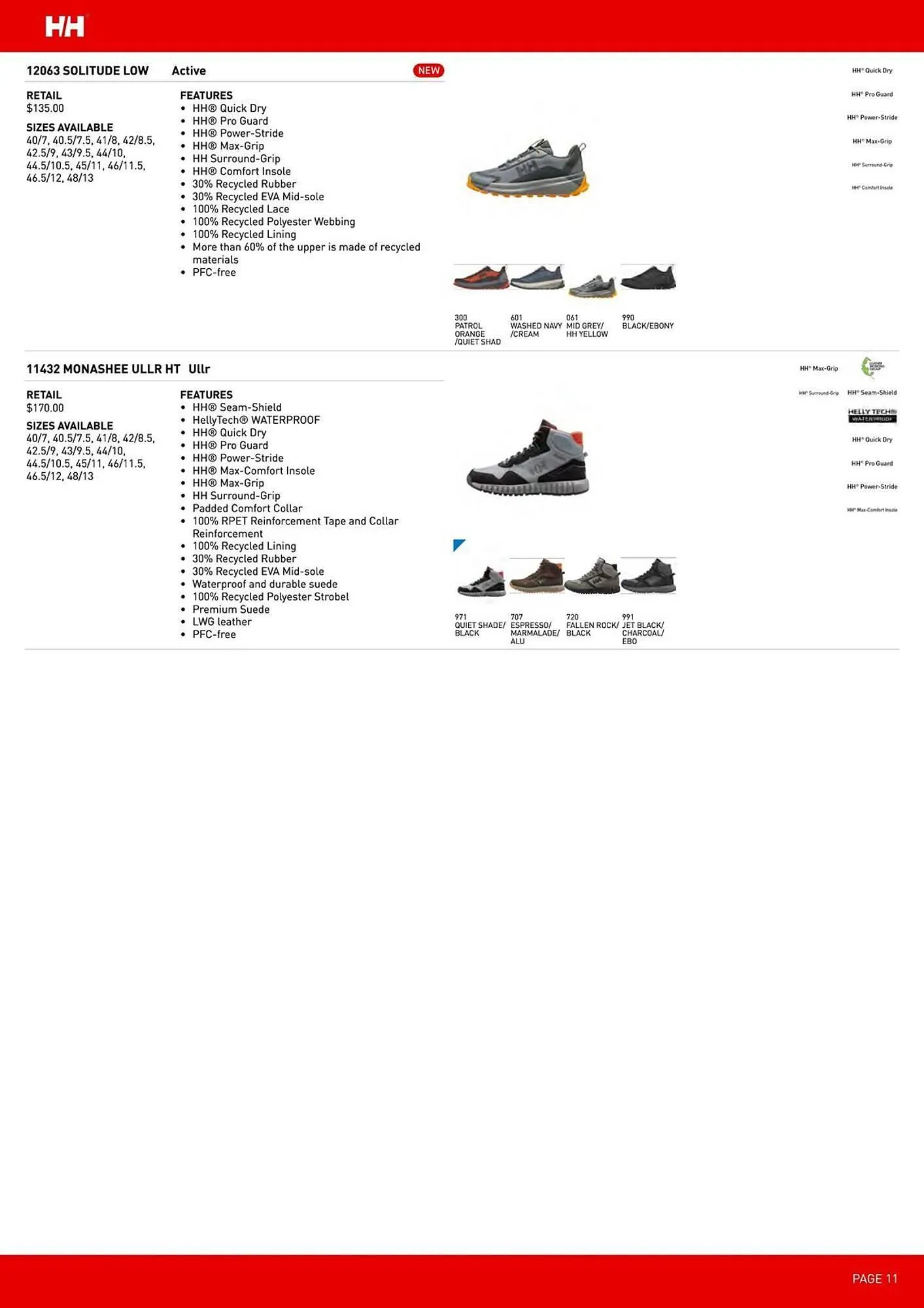 Helly Hansen flyer from September 11 to February 28 2026 - flyer page 11