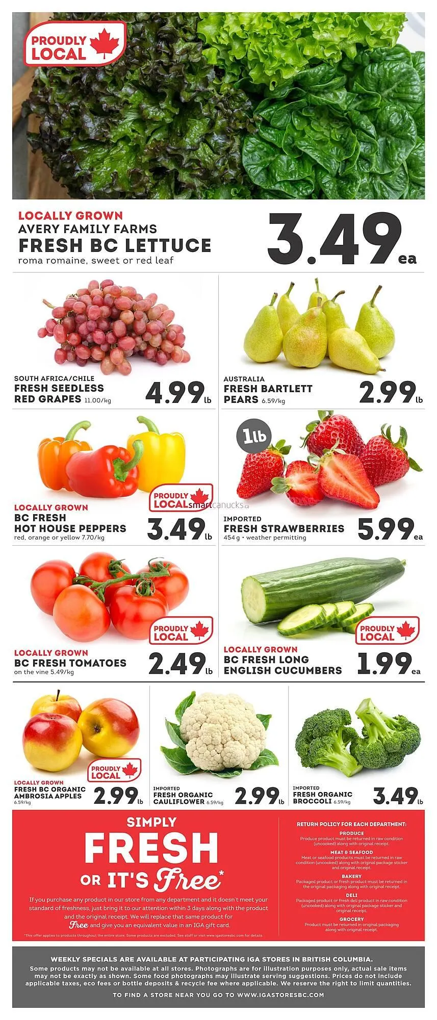 IGA flyer from April 24 to May 24 2025 - flyer page 6