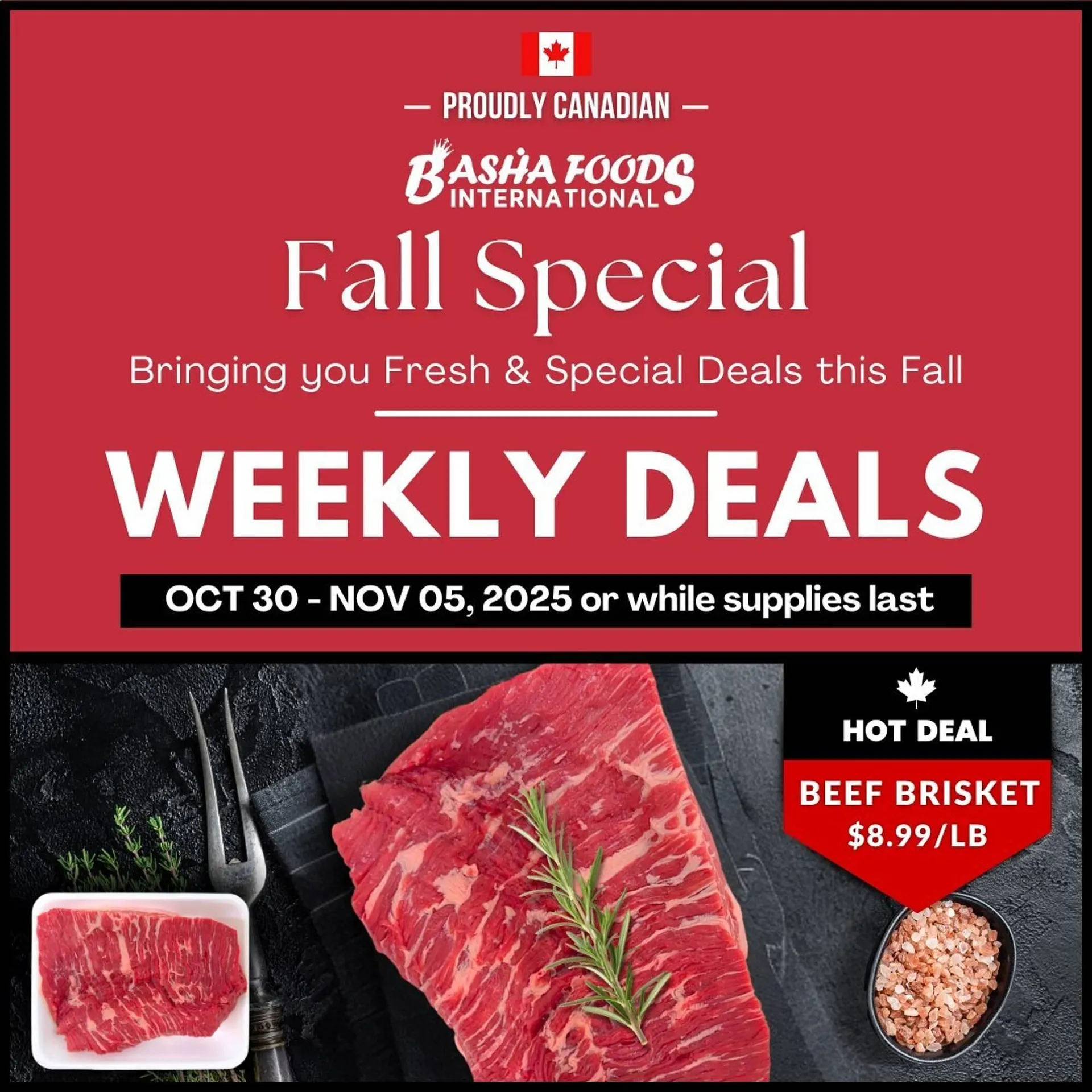 Basha Foods flyer from October 30 to November 5 2025 - flyer page 1
