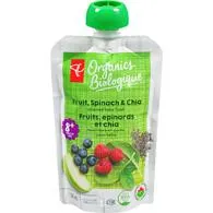 Fruit, Spinach, & Chia Strained Baby Food