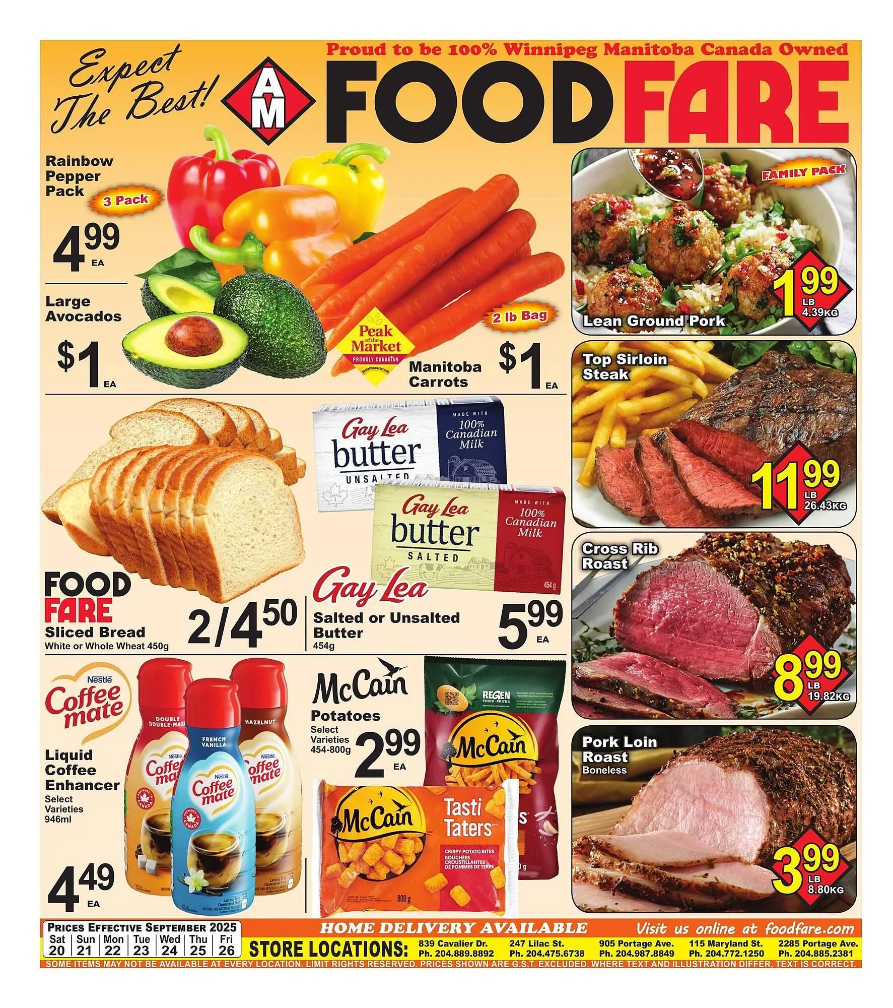 Food Fare flyer from September 19 to September 25 2025 - flyer page 1