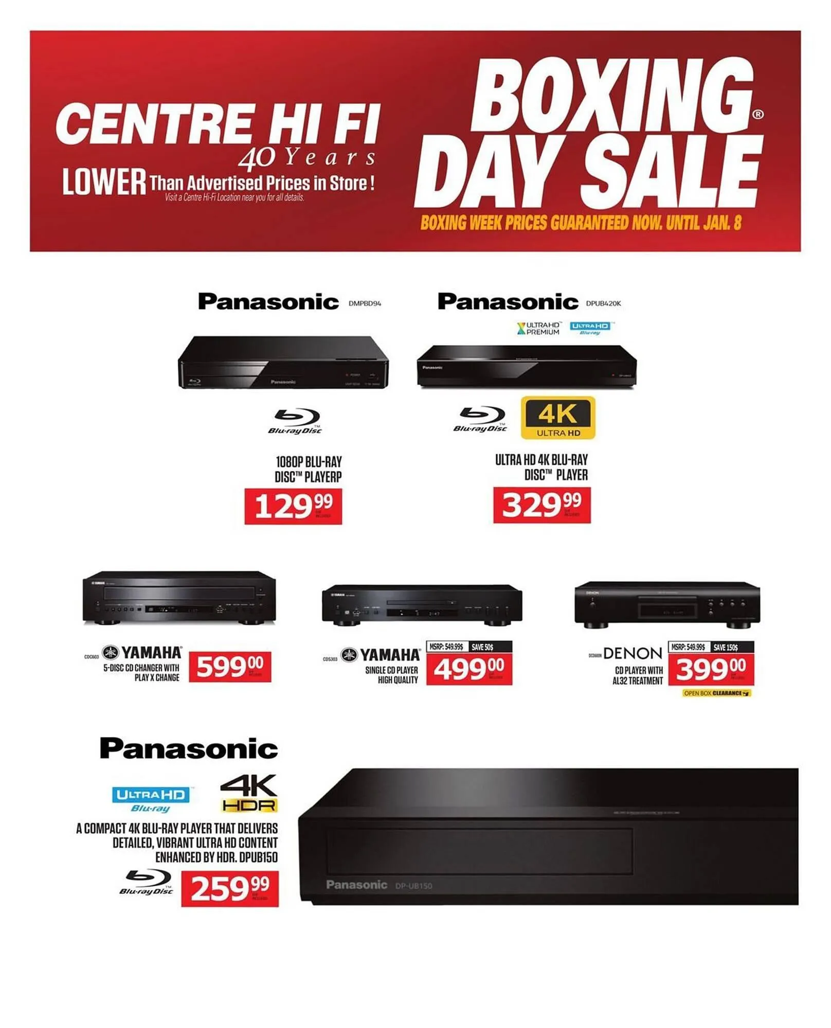 Centre Hi-Fi flyer from January 2 to January 8 2026 - flyer page 51
