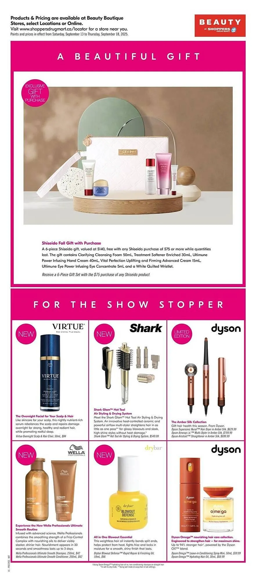 Shoppers Drug Mart flyer from September 13 to September 19 2025 - flyer page 12