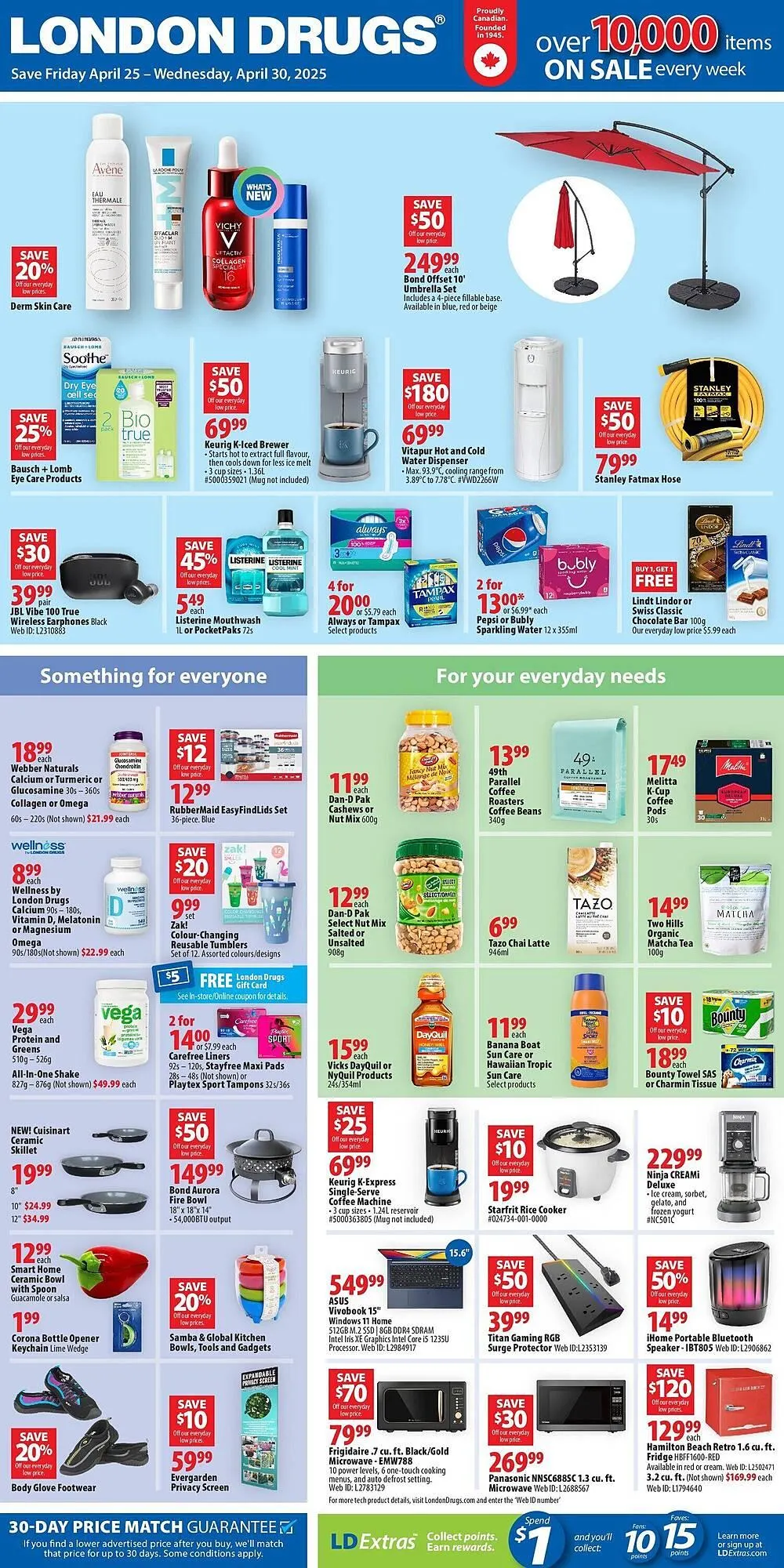 London Drugs flyer from April 25 to April 30 2025 - flyer page 1