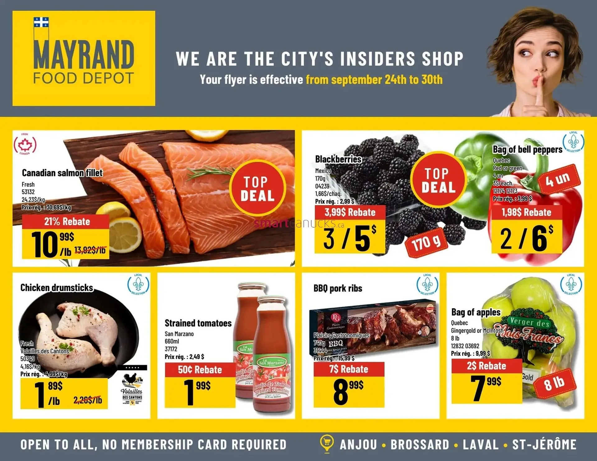 Mayrand flyer from September 25 to October 1 2025 - flyer page 1