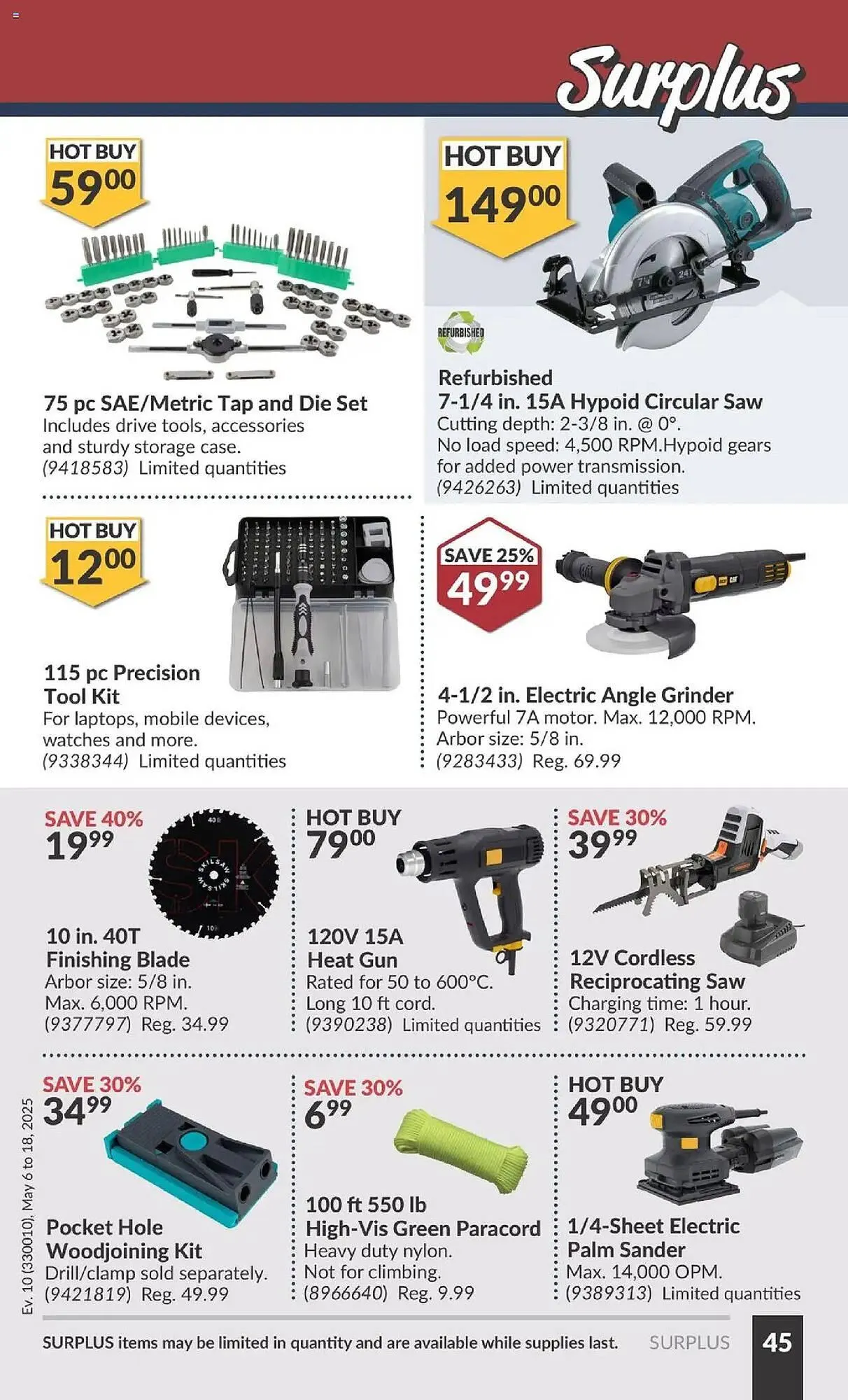 Princess Auto flyer from May 6 to May 18 2025 - flyer page 50