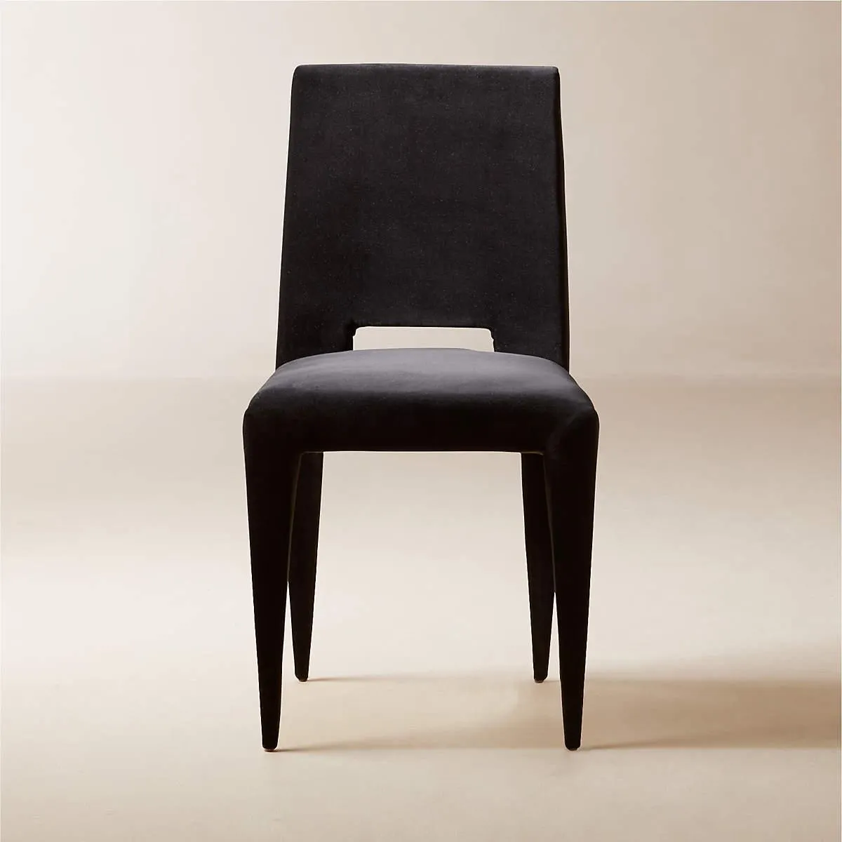 Editor Black Velvet Dining Chair