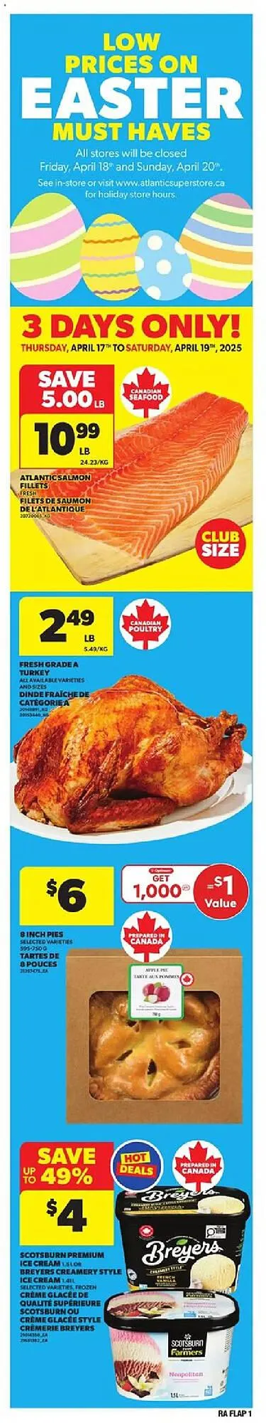 Atlantic Superstore flyer from April 17 to April 23 2025 - flyer page 1
