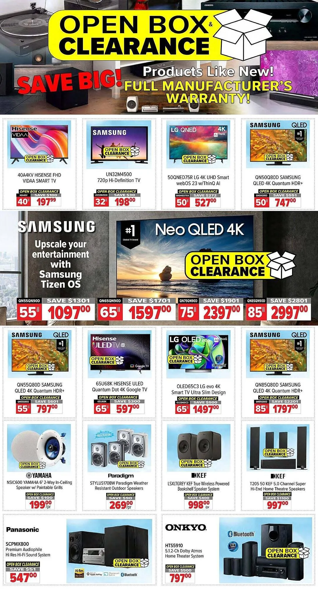 2001 Audio Video flyer from August 28 to September 25 2025 - flyer page 14