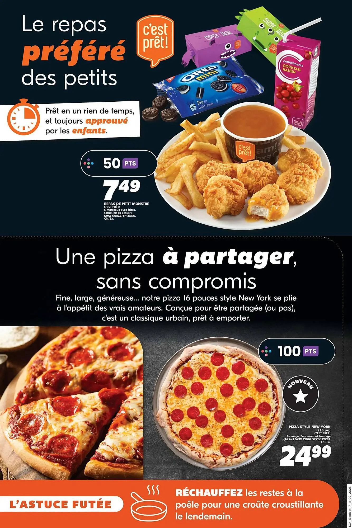 IGA flyer from September 11 to September 24 2025 - flyer page 22