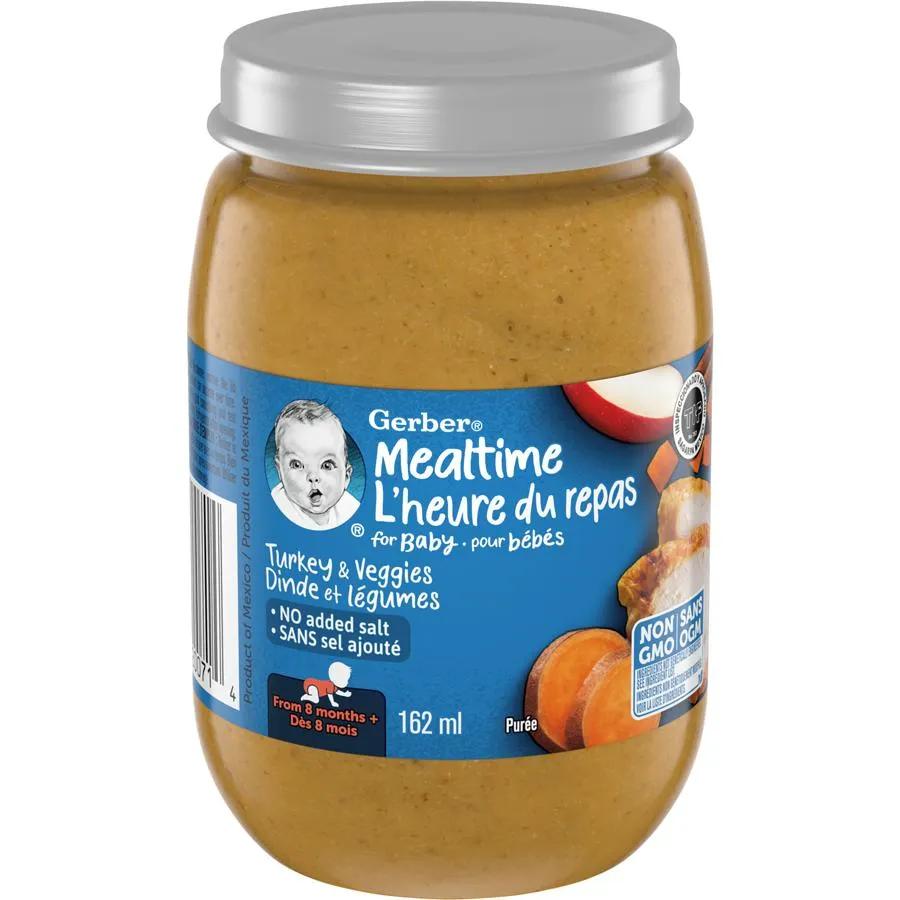 Mealtime Purée Turkey And Veggies Jar