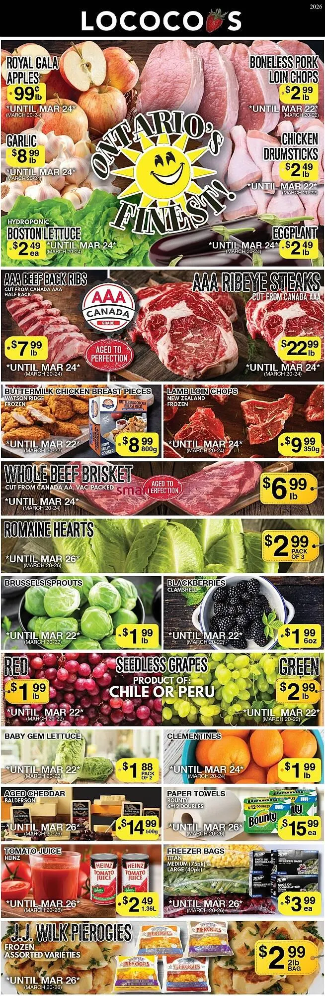 Lococo's flyer from March 20 to March 24 2026 - flyer page 1