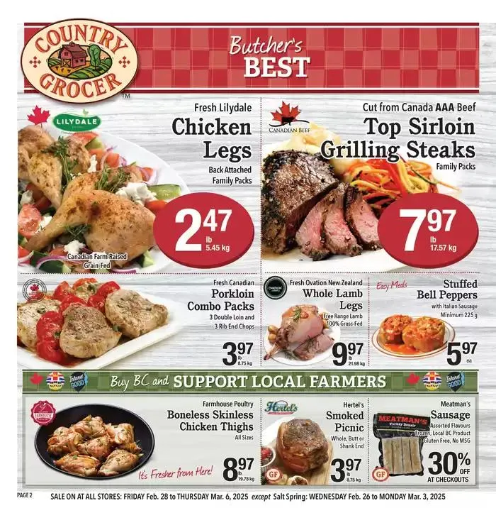 Special offers for you from February 26 to March 12 2025 - flyer page 2