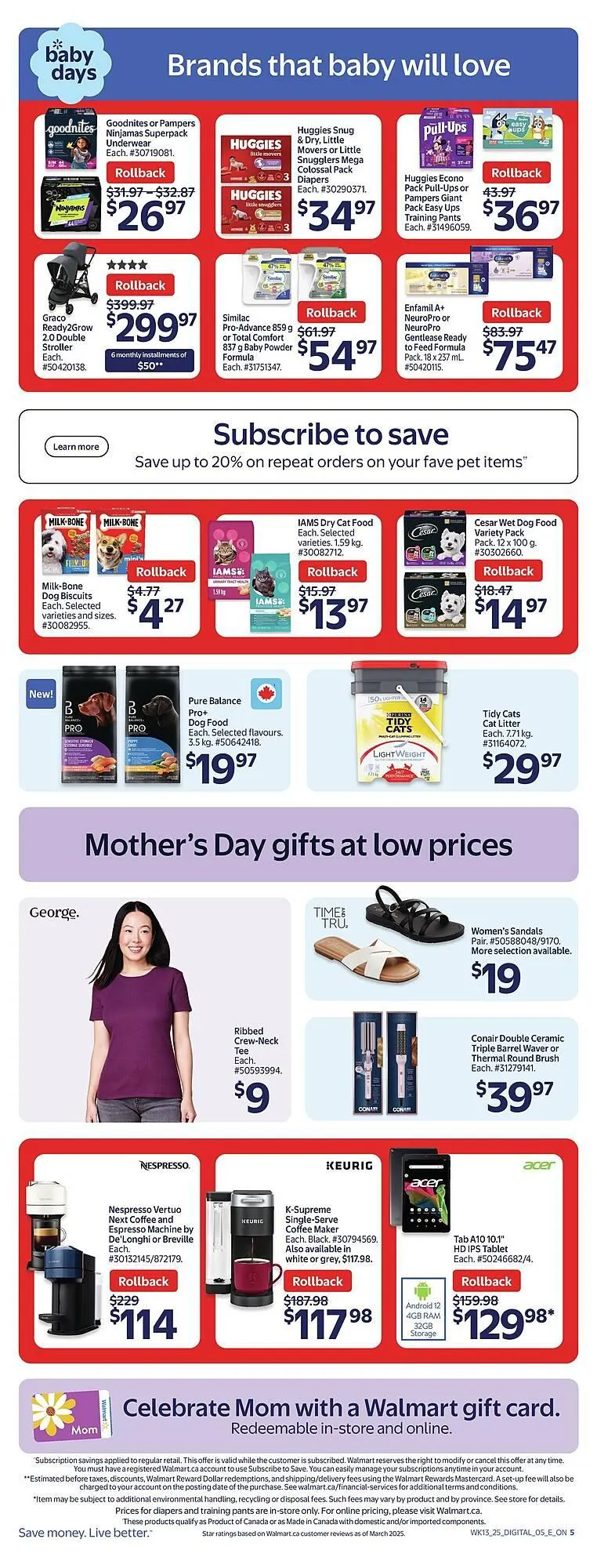 Walmart flyer from April 24 to May 1 2025 - flyer page 6
