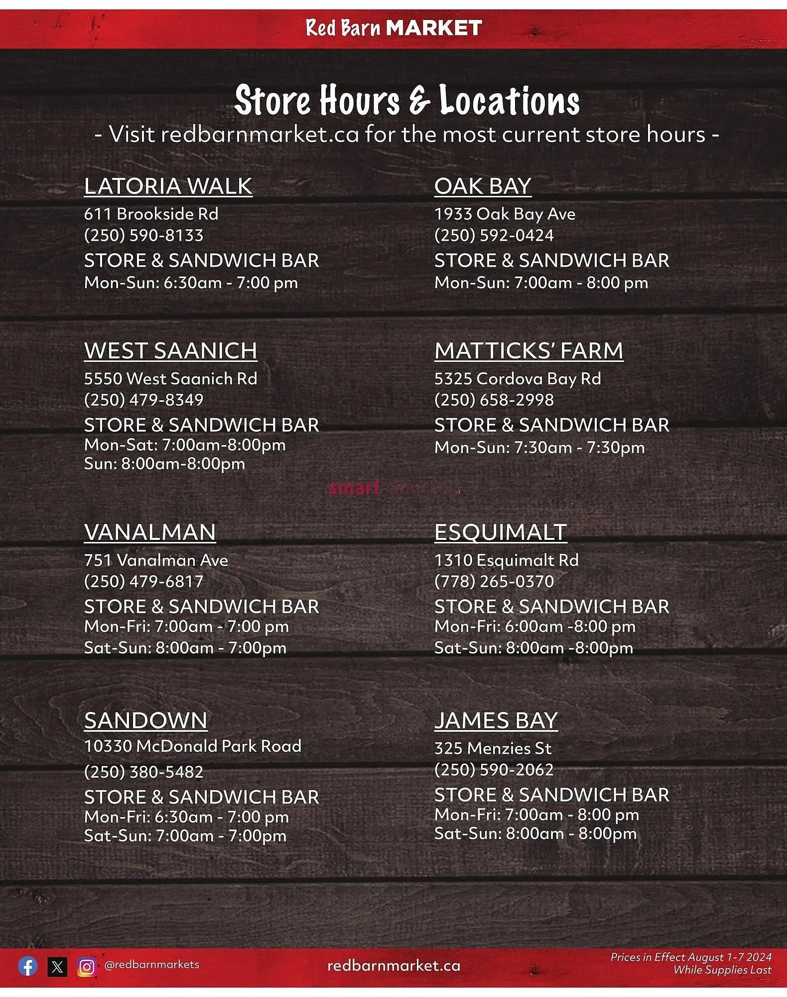 Red Barn Market flyer from August 1 to August 7 2024 - flyer page 10