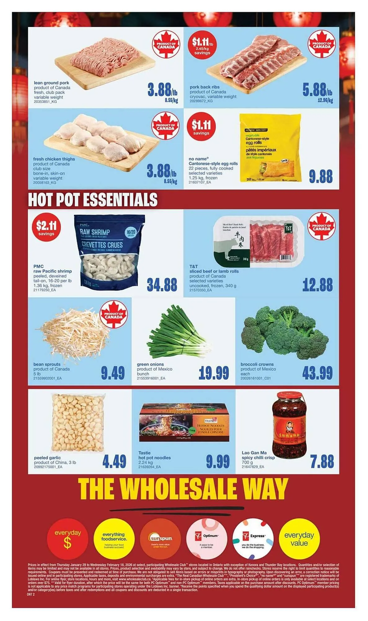 Wholesale Club flyer from January 29 to February 19 2026 - flyer page 2