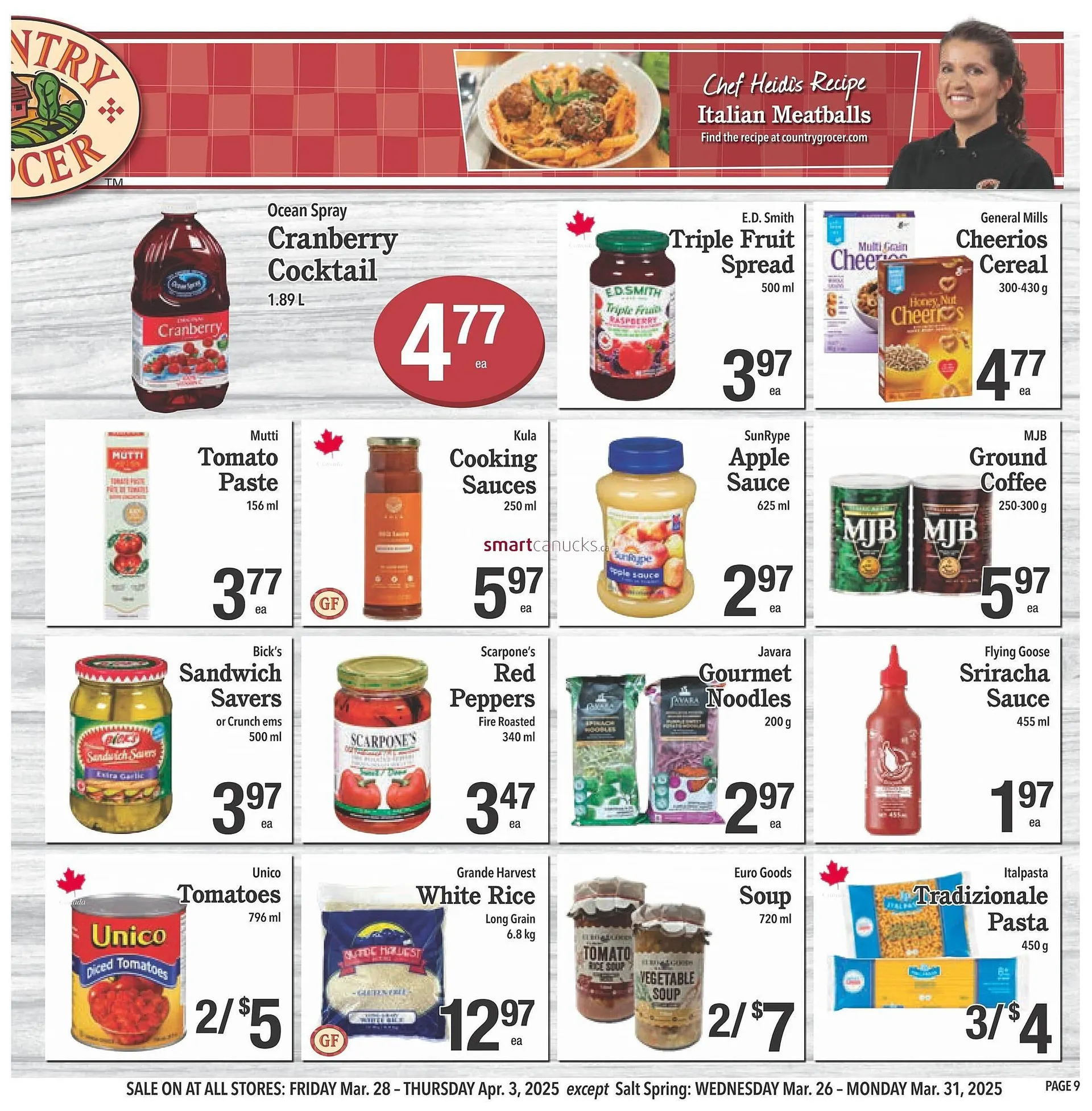 Country Grocer flyer from March 27 to April 2 2025 - flyer page 9