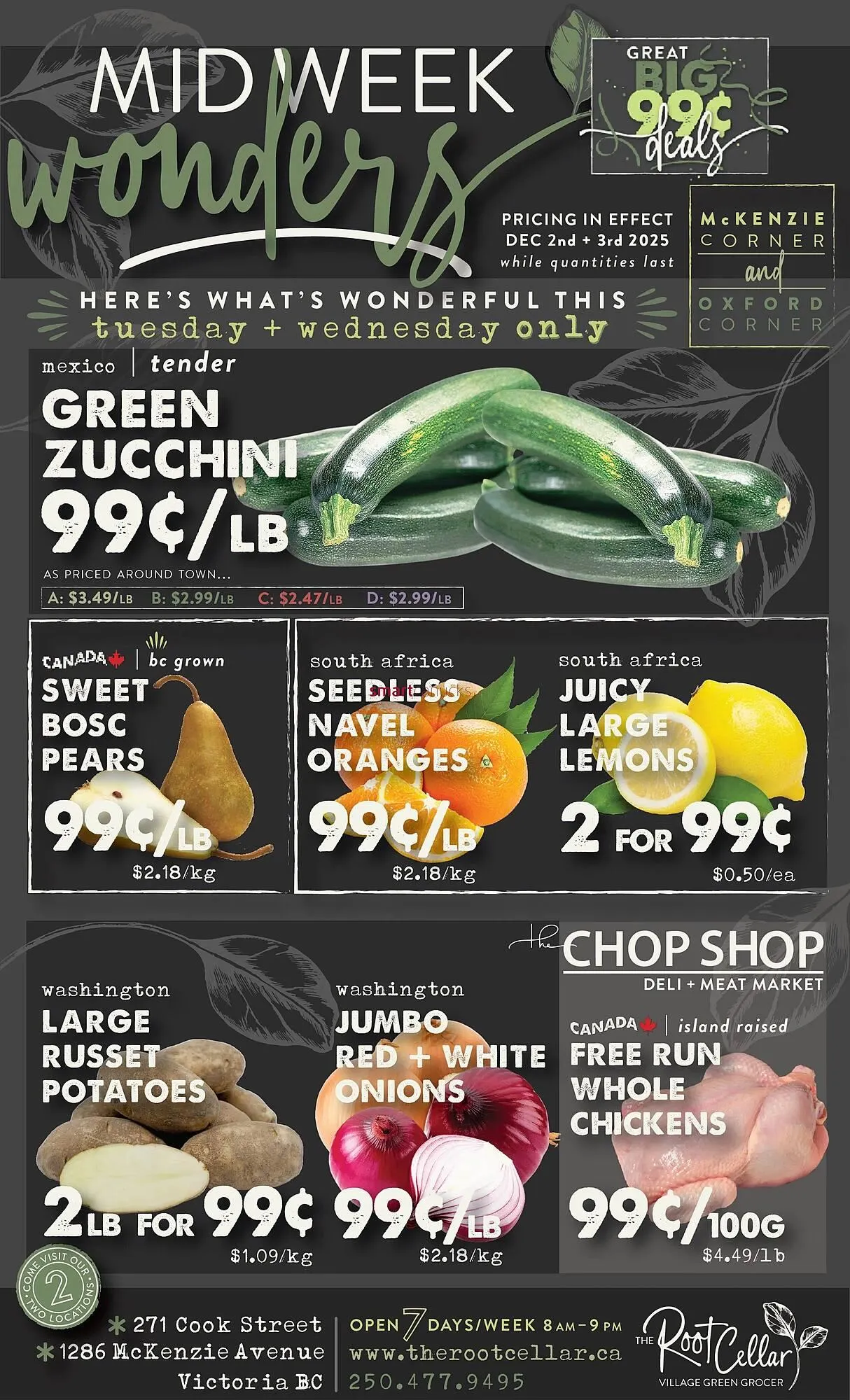 The Root Cellar flyer from December 4 to December 10 2025 - flyer page 1