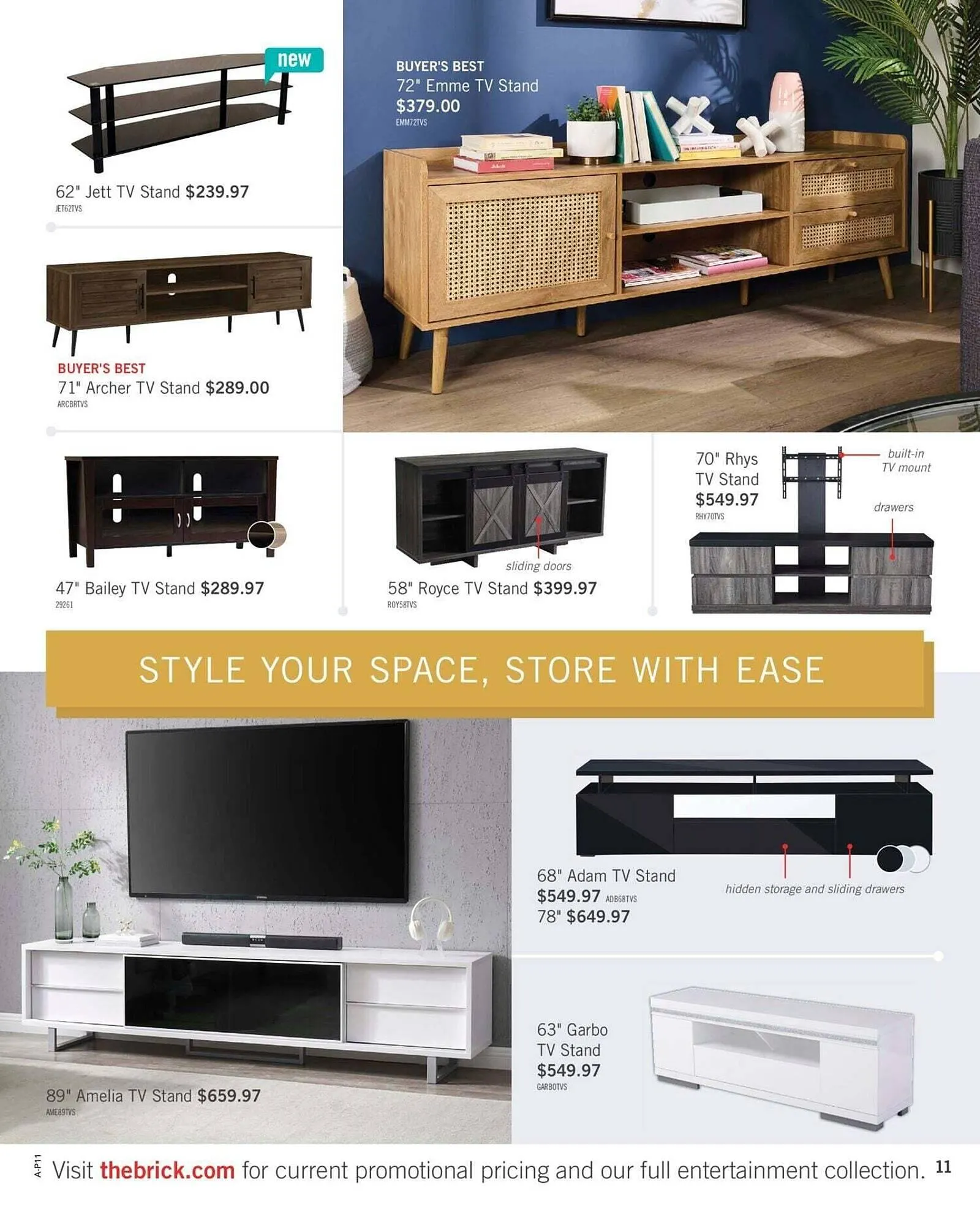 The Brick flyer from September 1 to January 1 2026 - flyer page 11