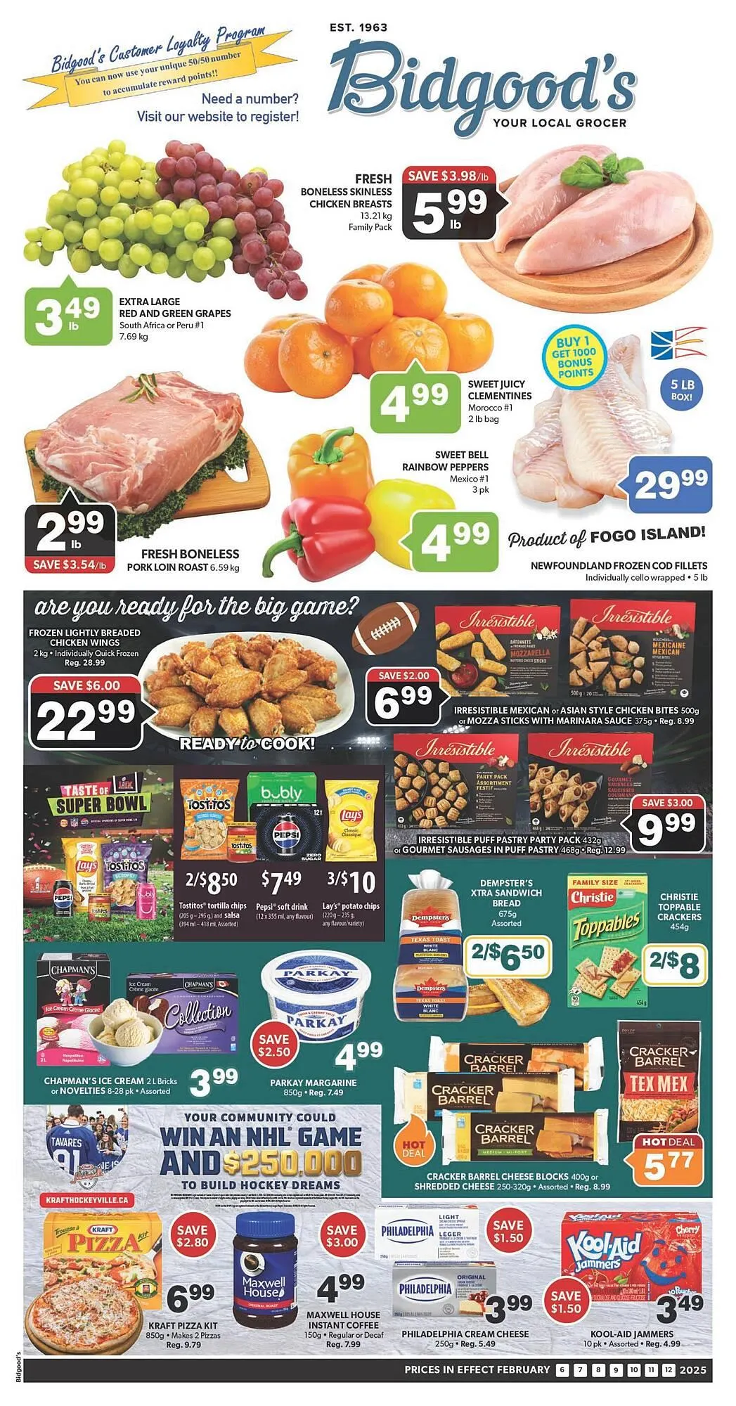 Bidgood's flyer from February 6 to February 12 2025 - flyer page 1