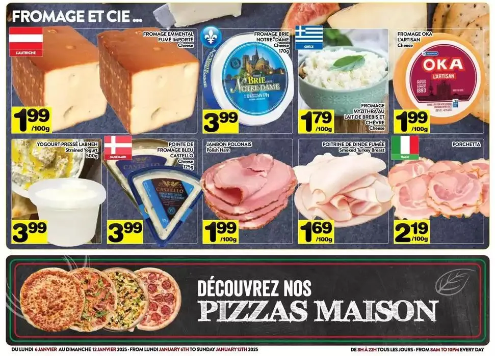 Spéciaux de la semaine from January 6 to January 12 2025 - flyer page 3