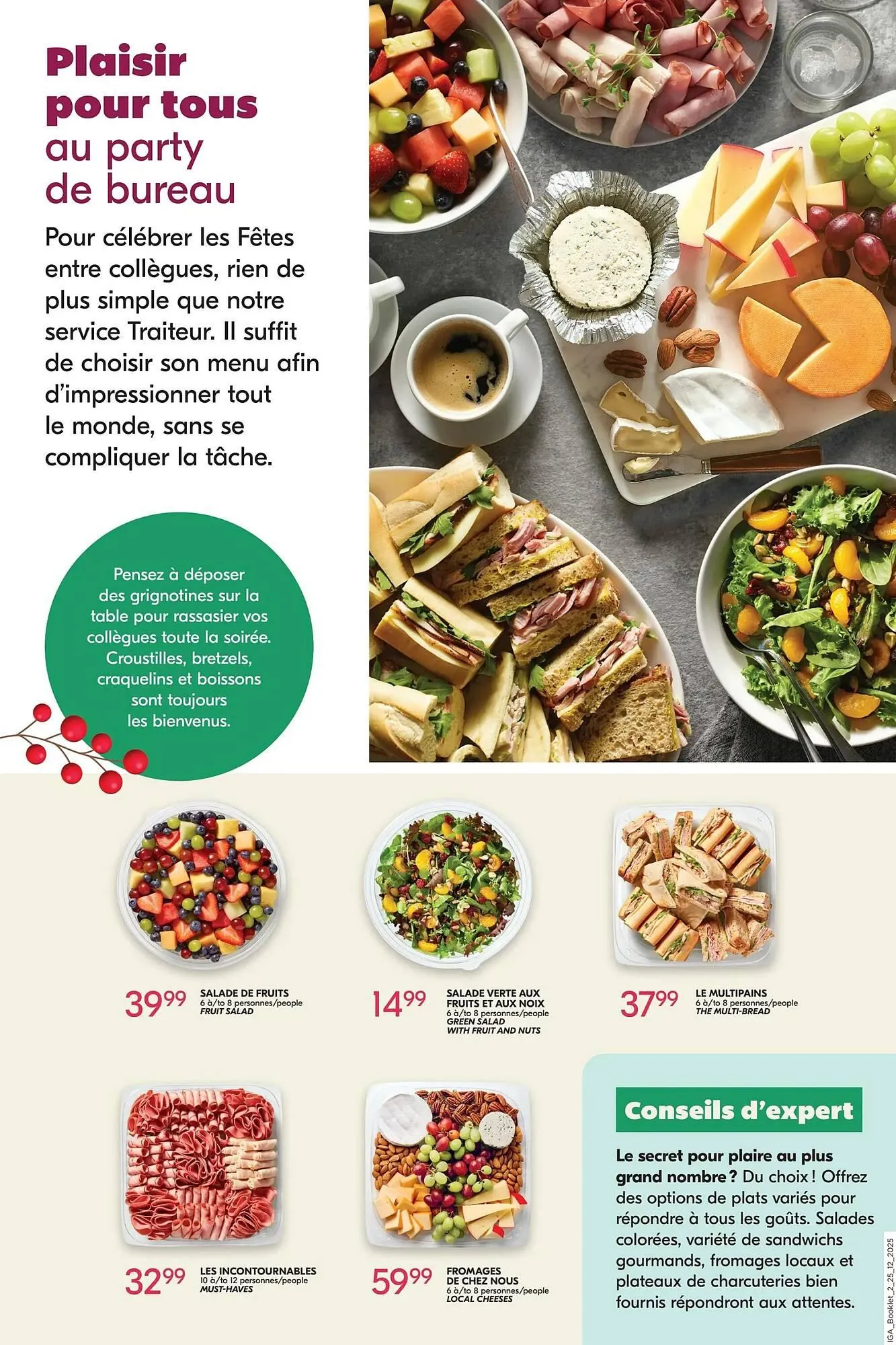 IGA flyer from December 25 to December 31 2025 - flyer page 22