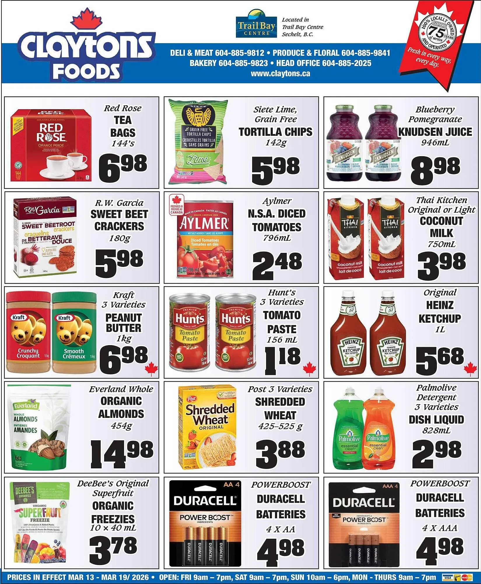 Claytons Heritage Market flyer from March 13 to March 19 2026 - flyer page 4