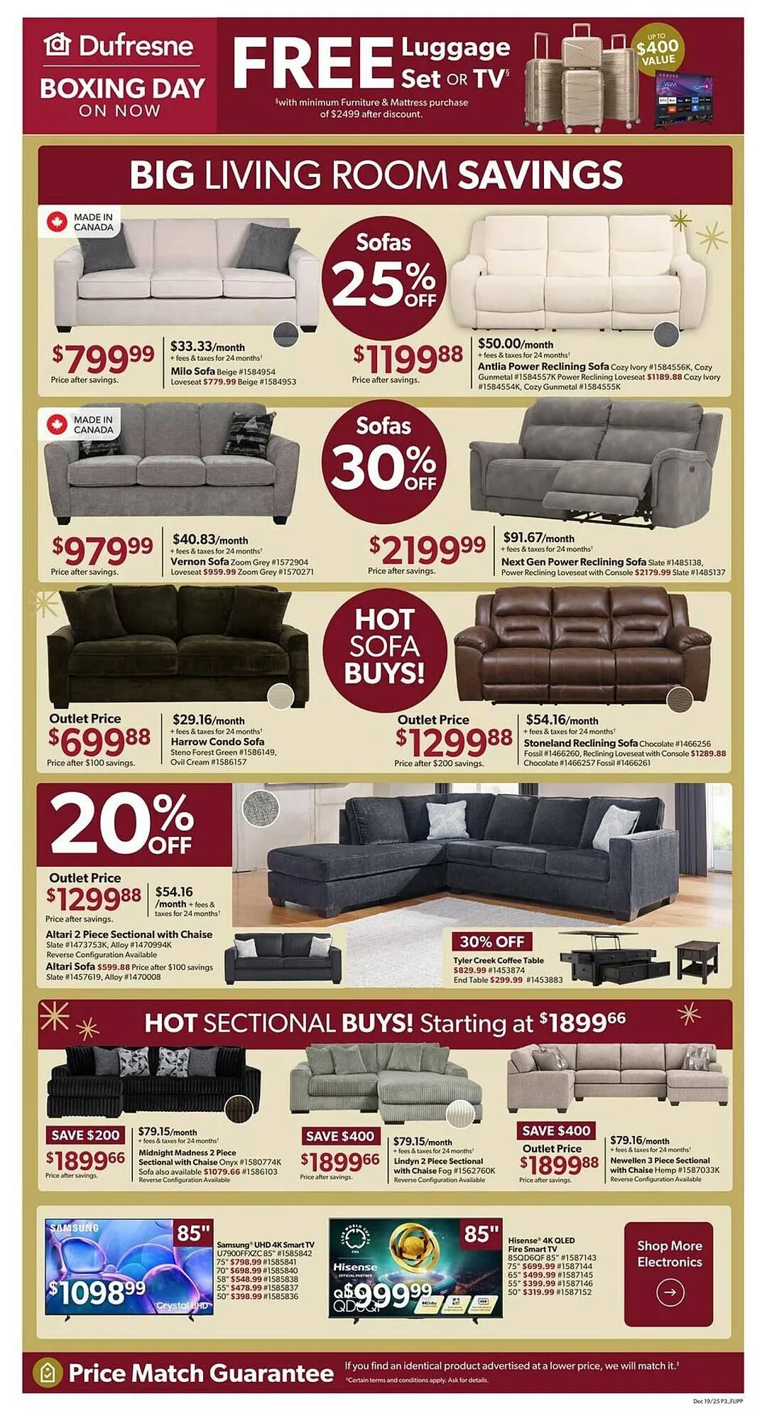 Dufresne flyer from December 19 to January 6 2026 - flyer page 3