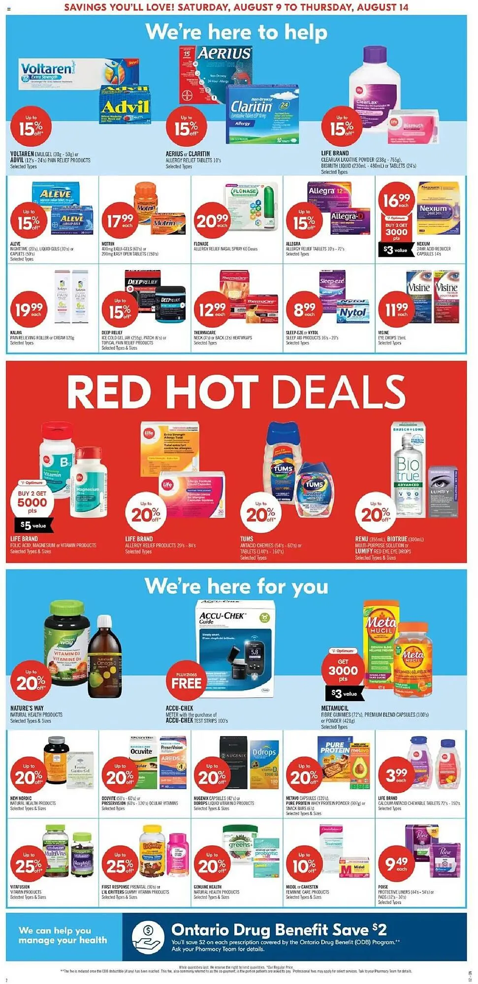 Shoppers Drug Mart flyer from August 9 to August 10 2025 - flyer page 3