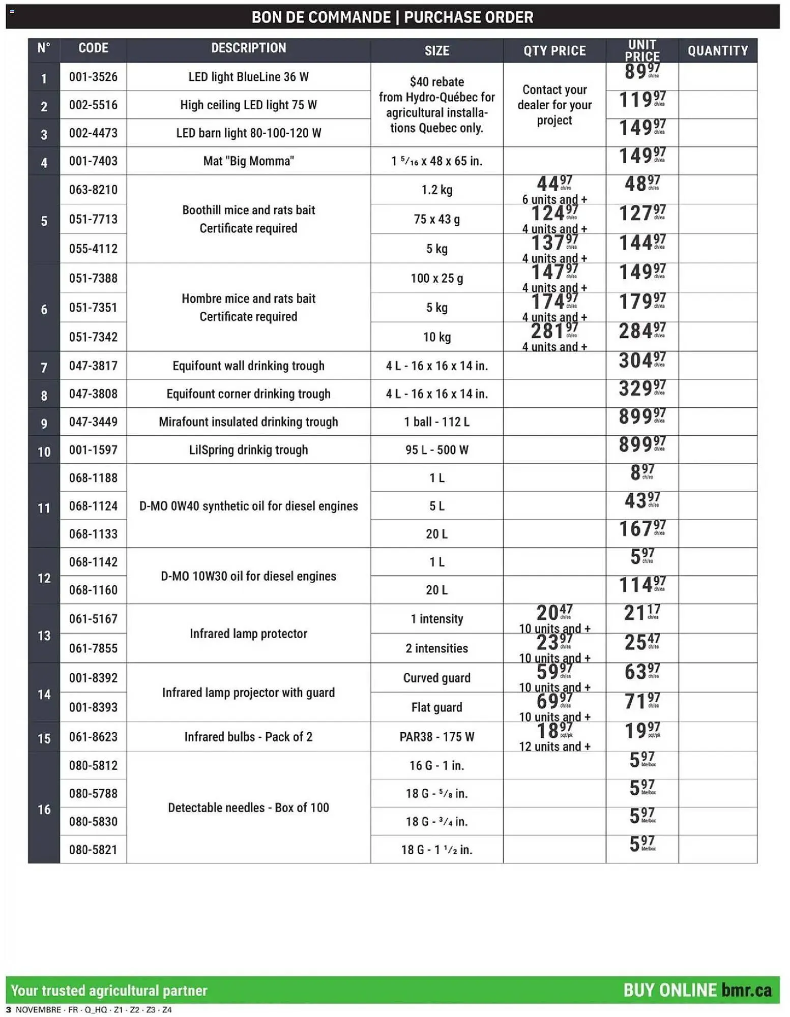BMR flyer from November 6 to November 26 2025 - flyer page 3