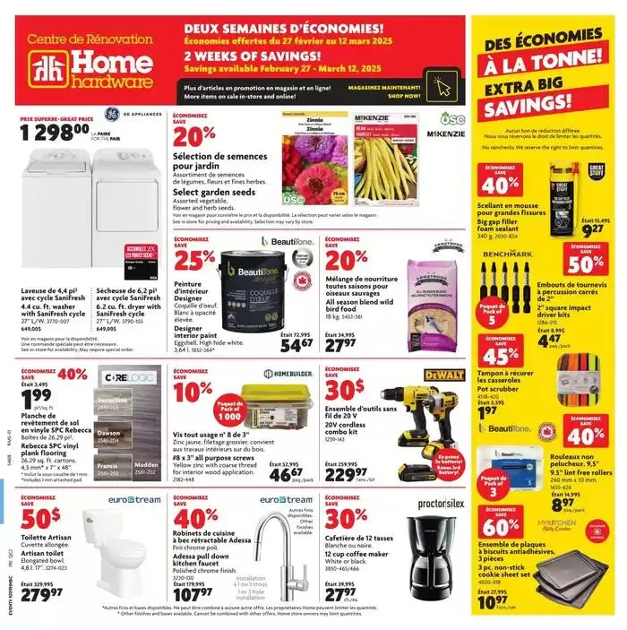 Save now with our deals from February 27 to March 12 2025 - flyer page 1