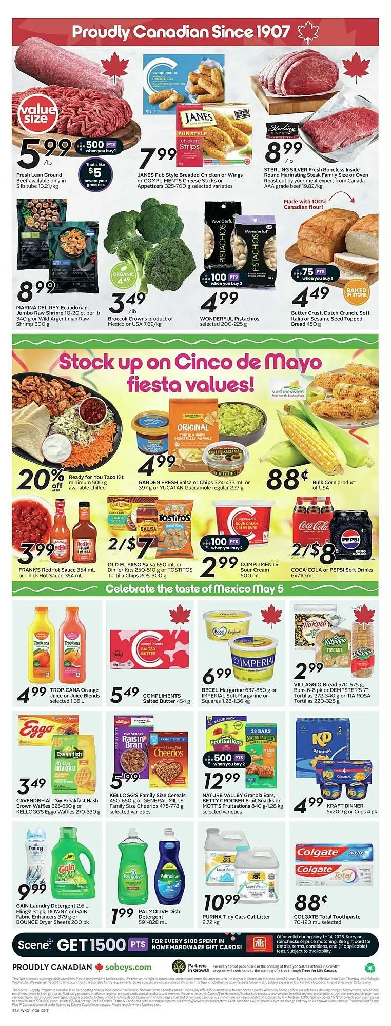 Sobeys flyer from May 1 to May 8 2025 - flyer page 4