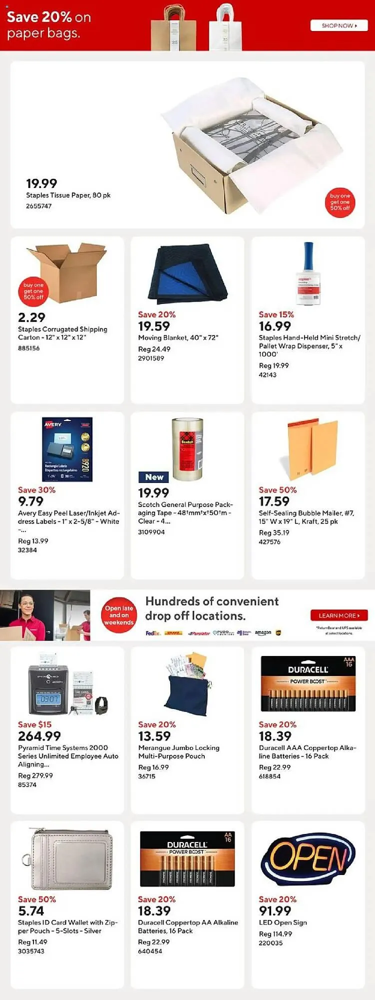 Staples flyer from April 9 to April 15 2025 - flyer page 15