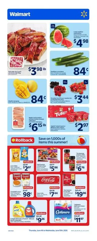 Walmart Flyer from June 4 to June 10 2026 - flyer page 1