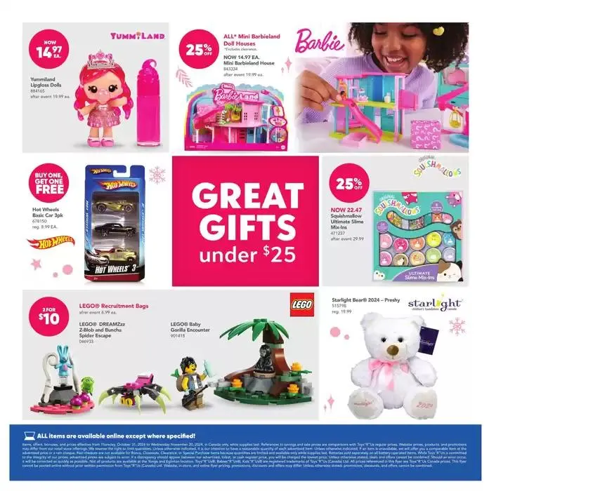 Current deals and offers from October 31 to November 20 2024 - flyer page 36